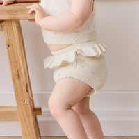 Celine Bloomer - Whisper White Little Love Childrens Bloomer from Jamie Kay USA