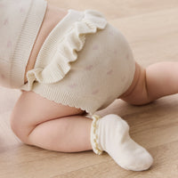 Celine Bloomer - Whisper White Little Love Childrens Bloomer from Jamie Kay USA