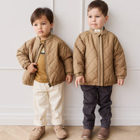 Benito Jacket - Pecan Childrens Jacket from Jamie Kay USA