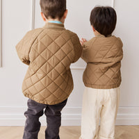 Benito Jacket - Pecan Childrens Jacket from Jamie Kay USA