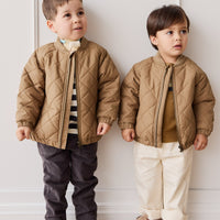 Benito Jacket - Pecan Childrens Jacket from Jamie Kay USA