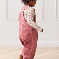 Organic Cotton Long Sleeve Top - Chloe Mauve Childrens Dress from Jamie Kay USA