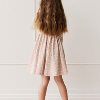 Organic Cotton Tallulah Dress - Chloe Mauve Childrens Dress from Jamie Kay USA