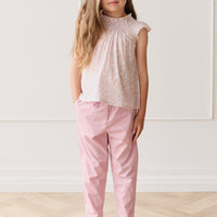 Organic Cotton Elodie Pant - Flora Childrens Pant from Jamie Kay USA