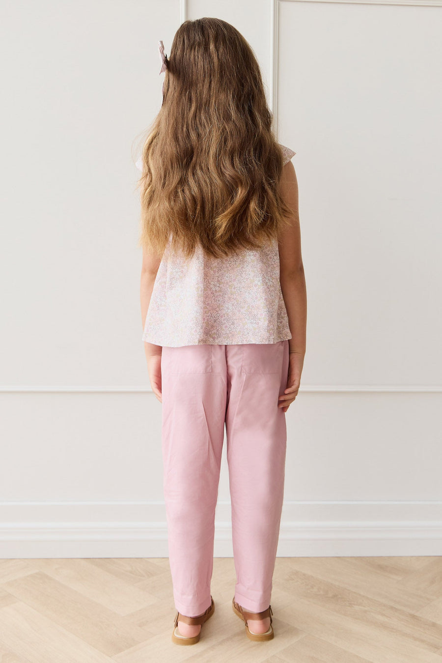 Organic Cotton Elodie Pant - Flora Childrens Pant from Jamie Kay USA