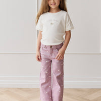 Blair Pant - Petite Heart Melody Childrens Pant from Jamie Kay USA