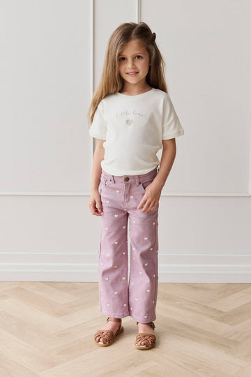 Blair Pant - Petite Heart Melody Childrens Pant from Jamie Kay USA