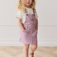 Overall Dress - Petite Heart Melody Childrens Overall from Jamie Kay USA