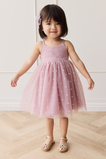 Lottie Dress - Petite Heart Melody Childrens Dress from Jamie Kay USA