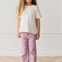 Blair Pant - Petite Heart Melody Childrens Pant from Jamie Kay USA