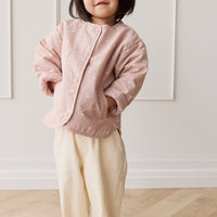 Cassie Jacket - Petite Heart Old Rose Childrens Jacket from Jamie Kay USA