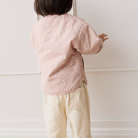 Cassie Jacket - Petite Heart Old Rose Childrens Jacket from Jamie Kay USA