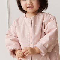 Cassie Jacket - Petite Heart Old Rose Childrens Jacket from Jamie Kay USA