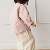 Cassie Jacket - Petite Heart Old Rose Childrens Jacket from Jamie Kay USA