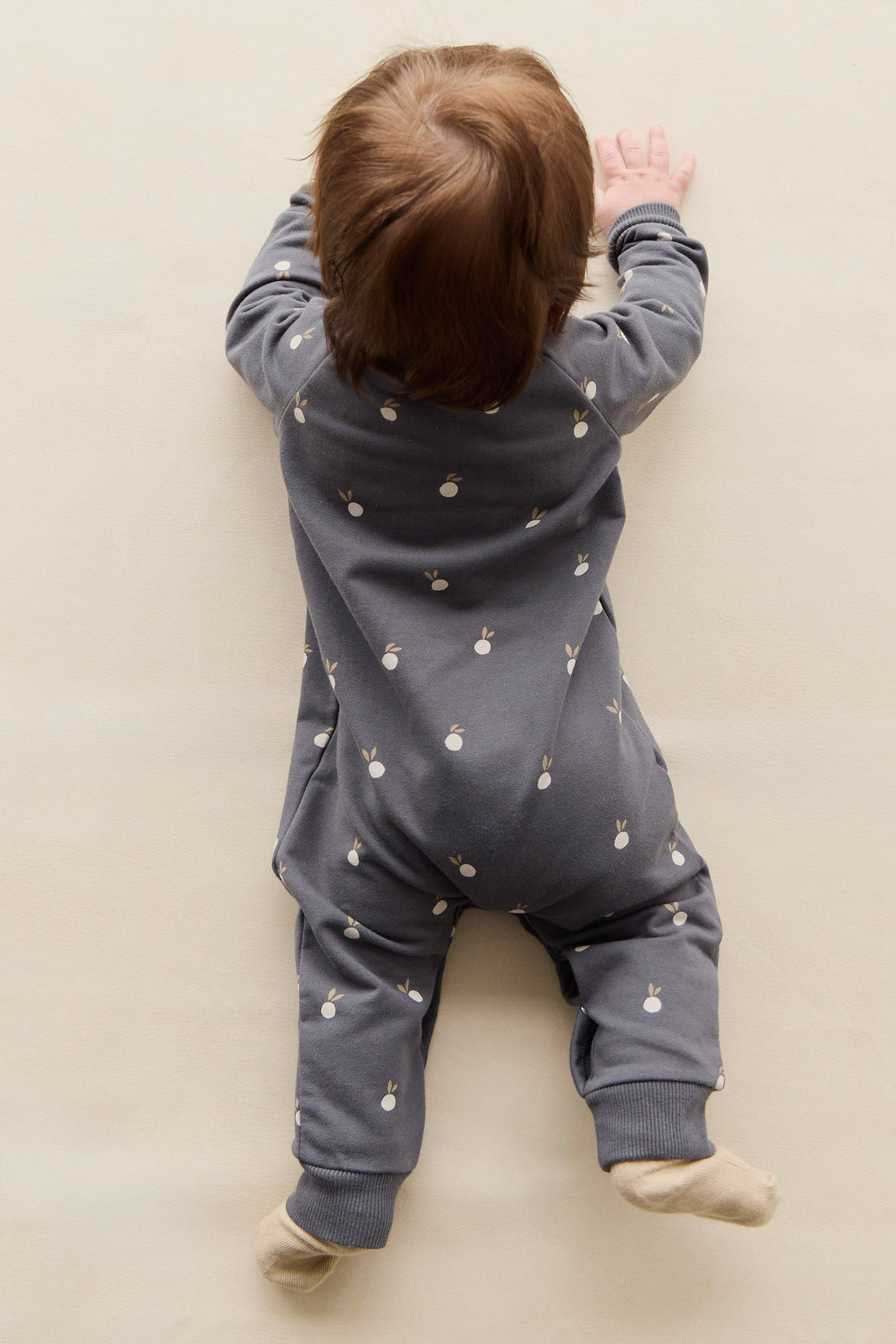 Organic Cotton Tao Sweatshirt Onepiece - Bobby Berries Shadow Childrens Onepiece from Jamie Kay USA