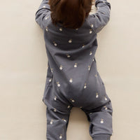 Organic Cotton Tao Sweatshirt Onepiece - Bobby Berries Shadow Childrens Onepiece from Jamie Kay USA