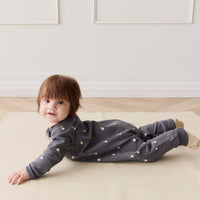 Organic Cotton Tao Sweatshirt Onepiece - Bobby Berries Shadow Childrens Onepiece from Jamie Kay USA