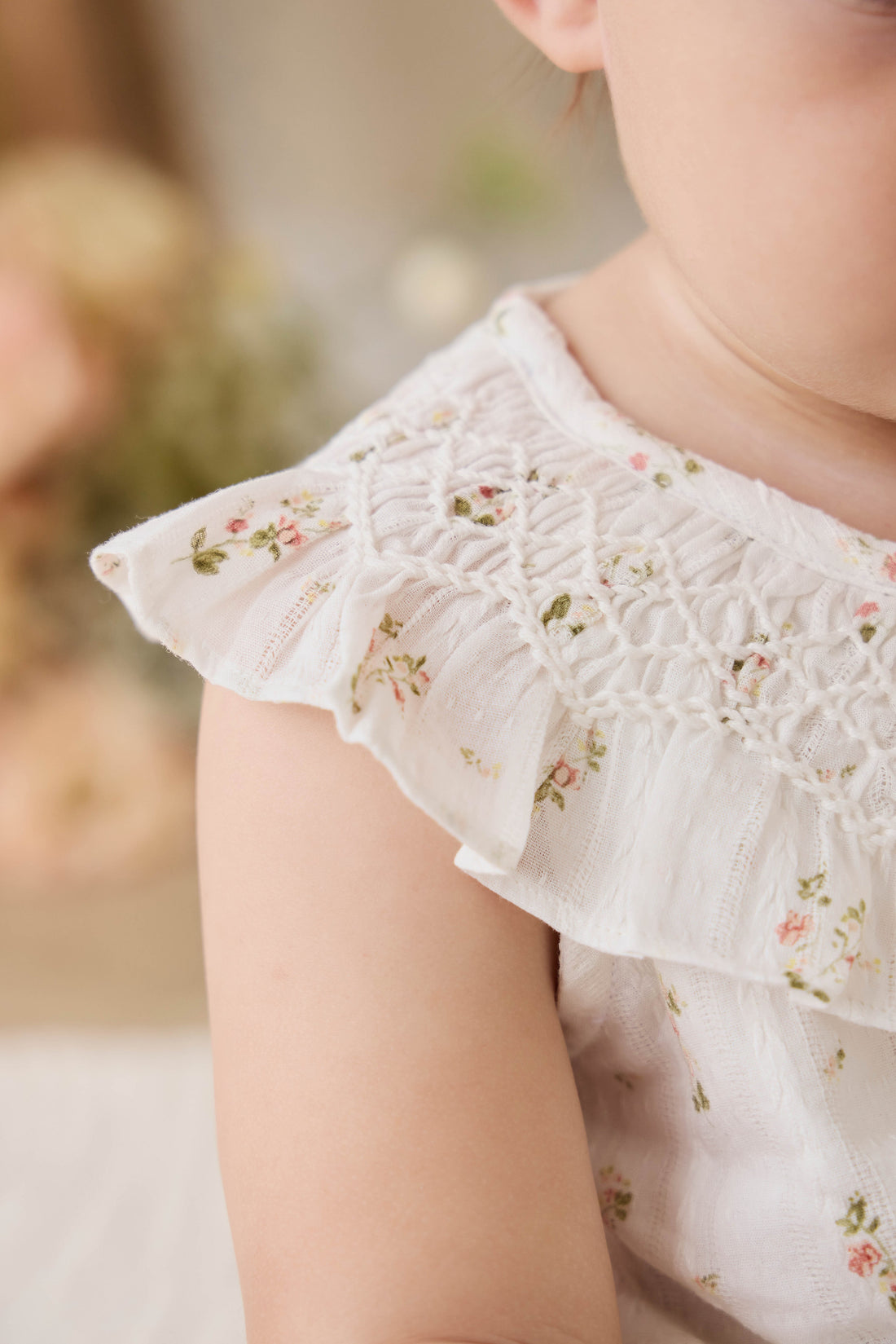 Organic Cotton Saylor Top - Josepha Egret Childrens Top from Jamie Kay USA