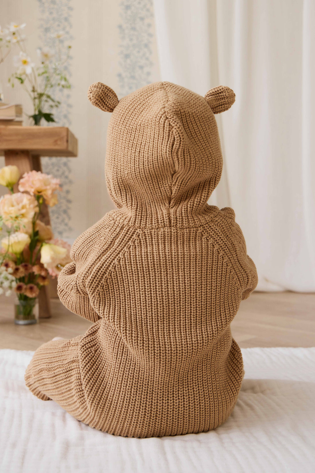 Bear Onepiece - Tawny Brown Childrens Onepiece from Jamie Kay USA