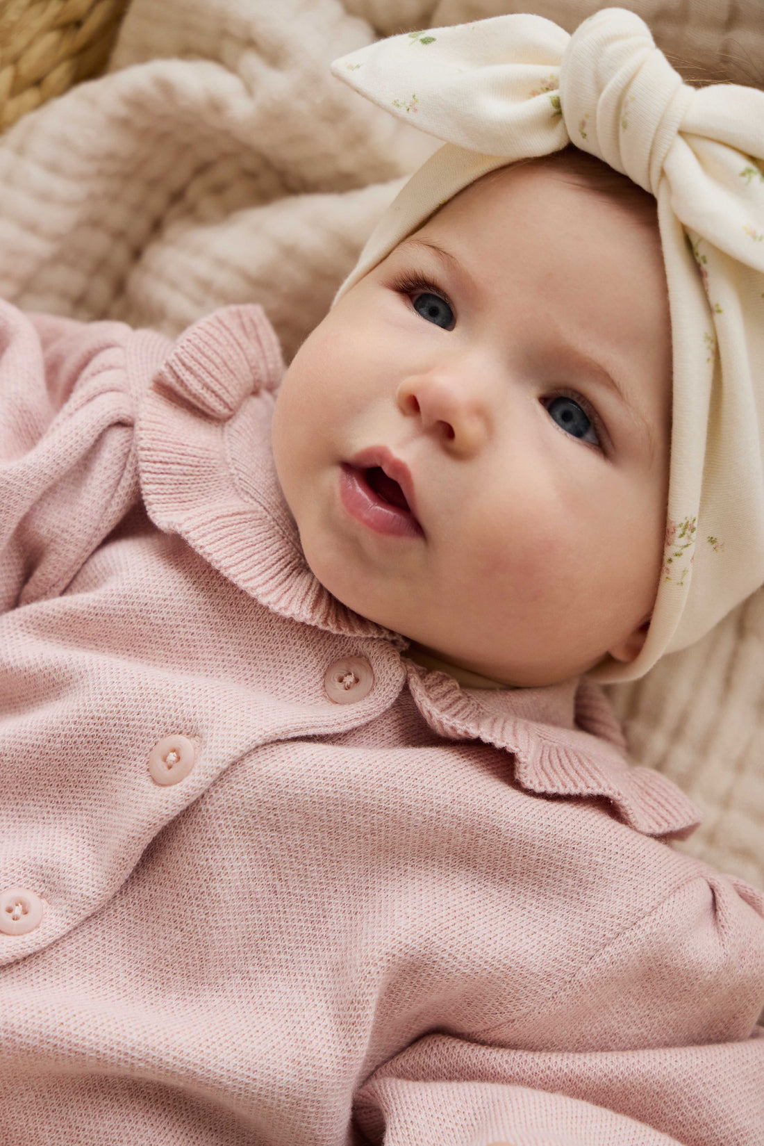 Bonnie Knitted Cardigan - Peachy Keen Marle Childrens Cardigan from Jamie Kay USA