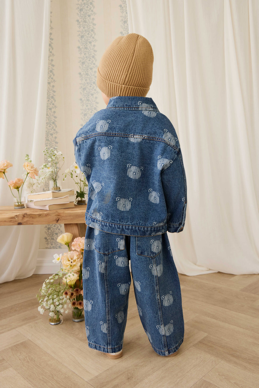 Nicolai Jacket - Teddy Face Denim Childrens Jacket from Jamie Kay USA