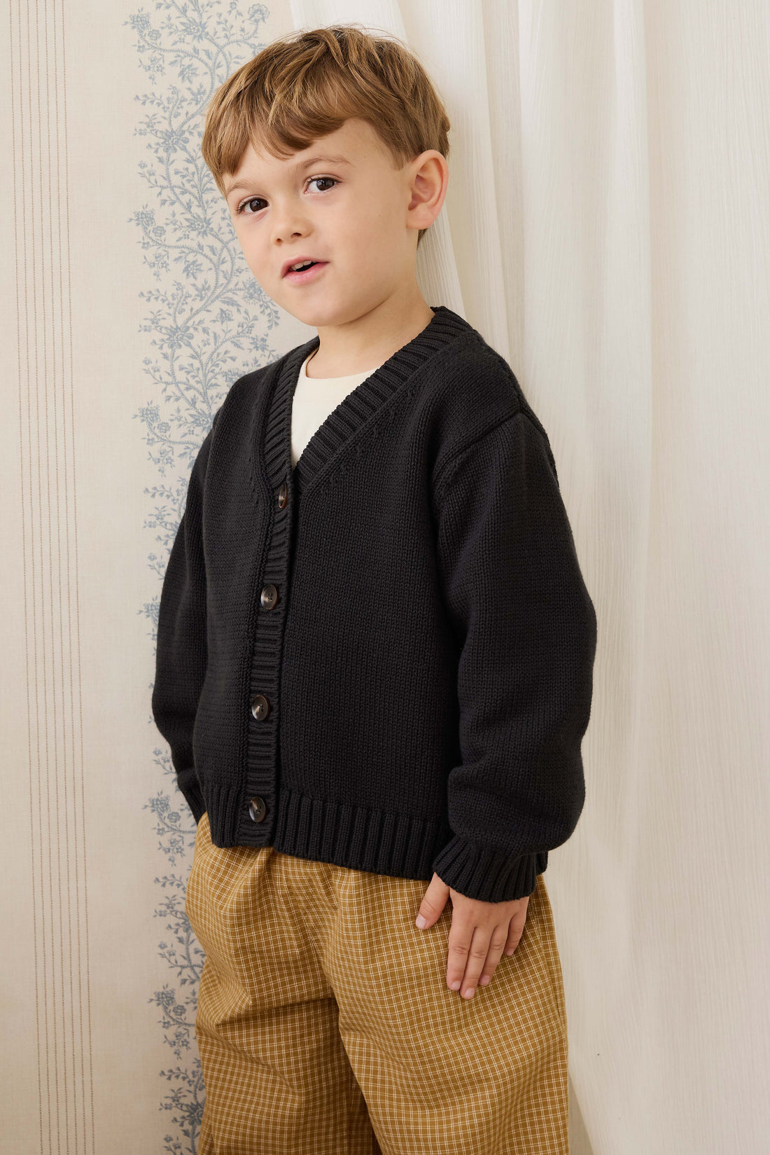 Soren Knit Cardigan - Moonless Childrens Cardigan from Jamie Kay USA