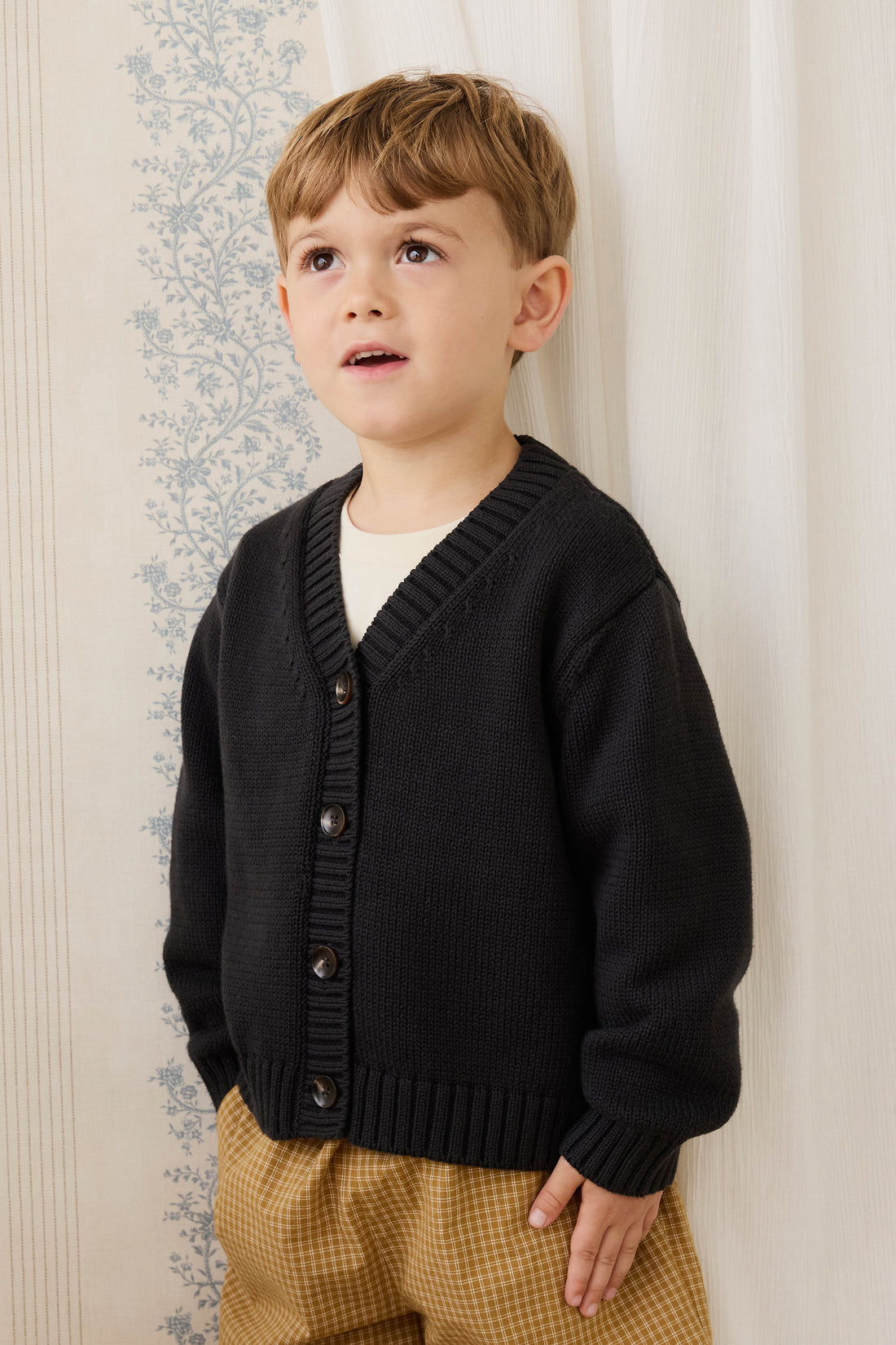 Soren Knit Cardigan - Moonless Childrens Cardigan from Jamie Kay USA