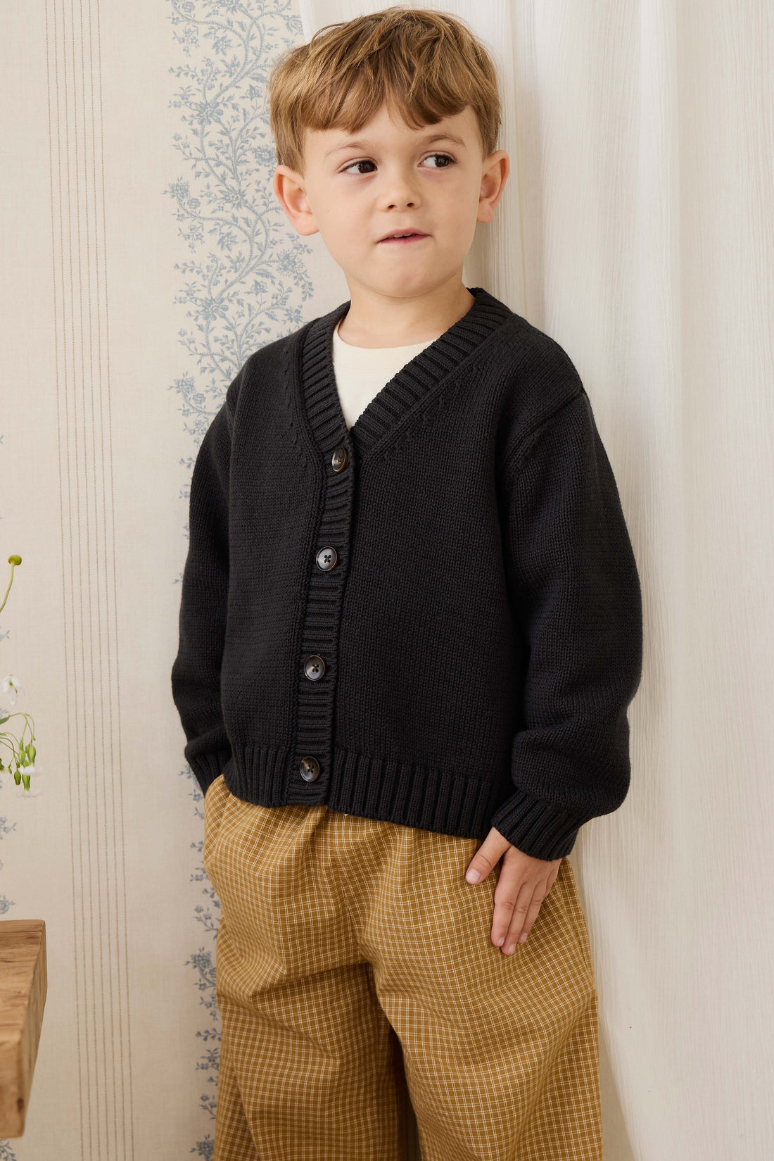 Soren Knit Cardigan - Moonless Childrens Cardigan from Jamie Kay USA
