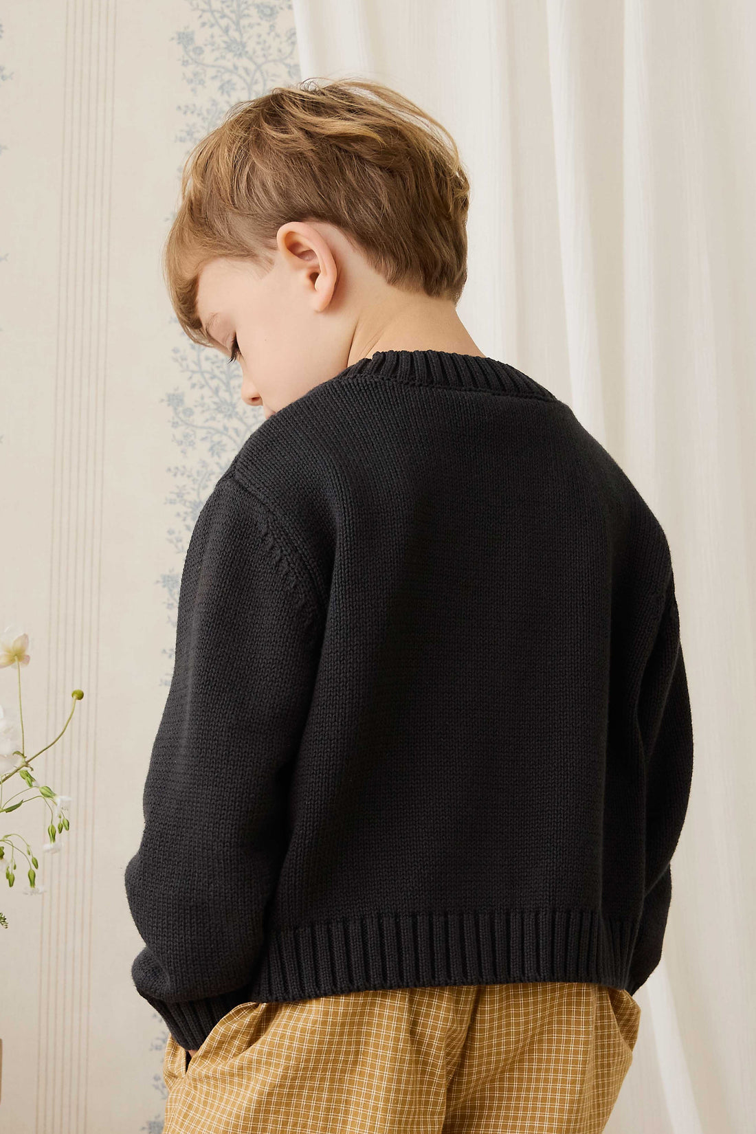 Soren Knit Cardigan - Moonless Childrens Cardigan from Jamie Kay USA