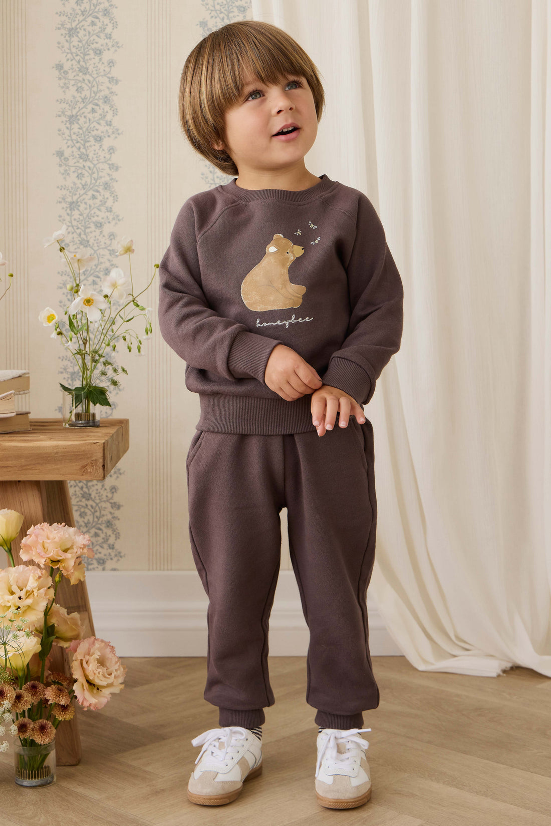 Organic Cotton Nash Track Pant - Raku Childrens Pant from Jamie Kay USA