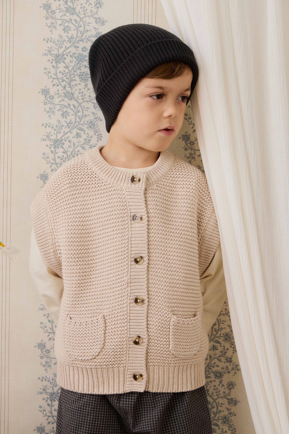 Johan Knit Beanie - Moonless Childrens Beanie from Jamie Kay USA