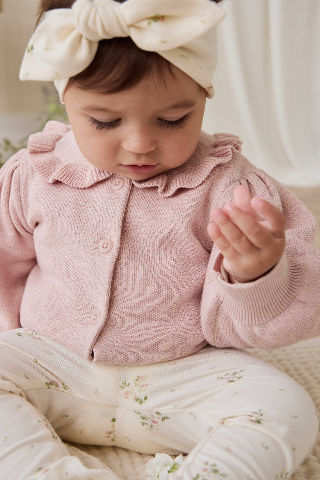 Bonnie Knitted Cardigan - Peachy Keen Marle Childrens Cardigan from Jamie Kay USA