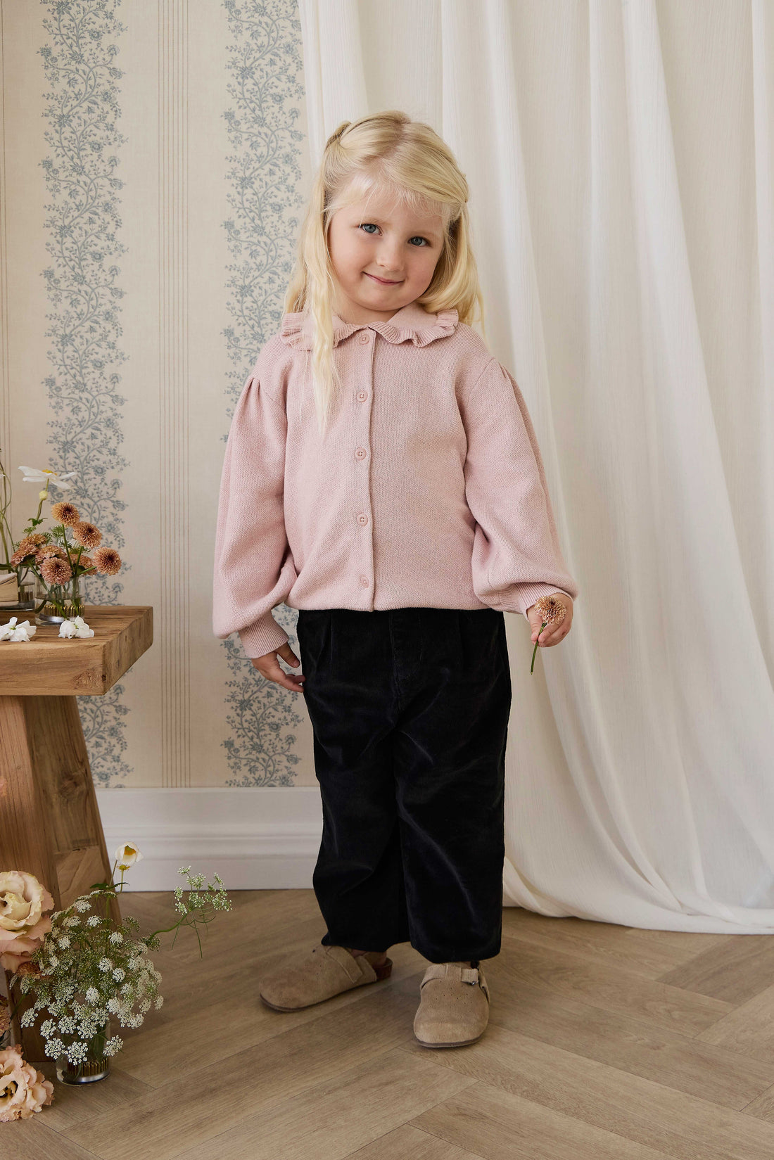 Bonnie Knitted Cardigan - Peachy Keen Marle Childrens Cardigan from Jamie Kay USA