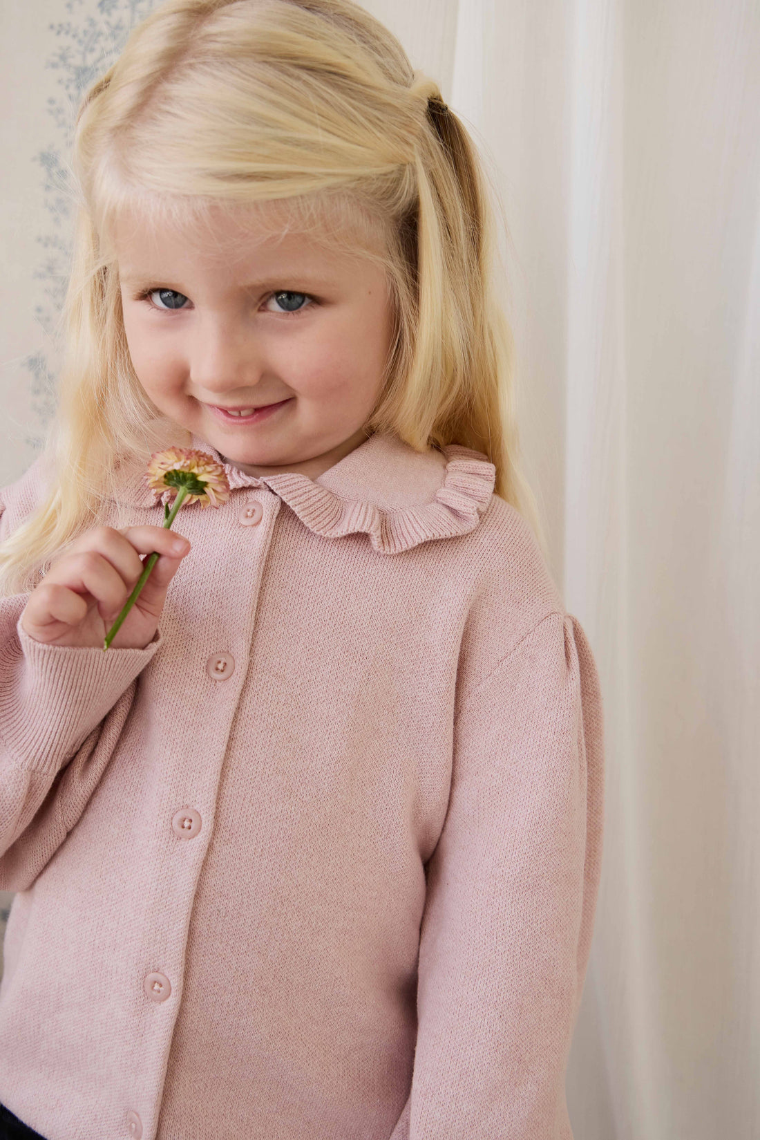 Bonnie Knitted Cardigan - Peachy Keen Marle Childrens Cardigan from Jamie Kay USA