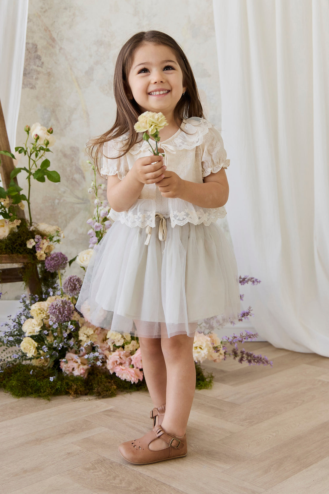 Lucille Skirt - Sea Childrens Skirt from Jamie Kay USA