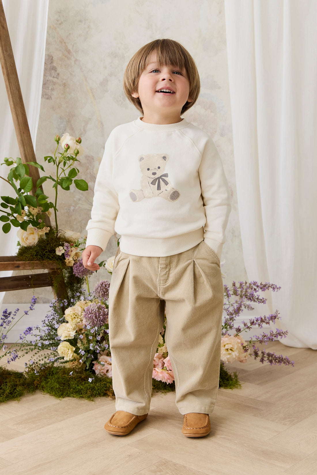 Payson Pant - Biscuit Childrens Pant from Jamie Kay USA