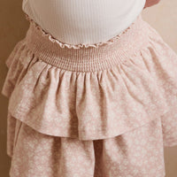 Organic Cotton Ruby Skirt - Rosalie Field Rose Childrens Dress from Jamie Kay USA