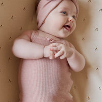 Organic Cotton Modal Lilian Headband - Peony Marle Childrens Headband from Jamie Kay USA