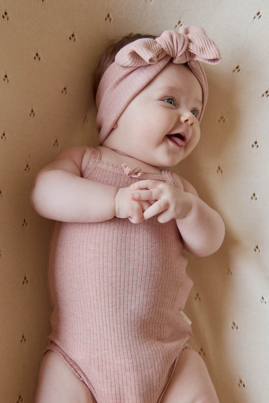 Organic Cotton Modal Lilian Headband - Peony Marle Childrens Headband from Jamie Kay USA