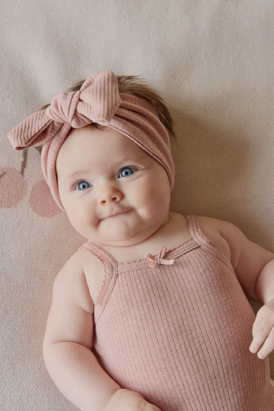 Organic Cotton Modal Lilian Headband - Peony Marle Childrens Headband from Jamie Kay USA