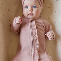 Organic Cotton Modal Melanie Onepiece - Peony Marle Childrens Onepiece from Jamie Kay USA