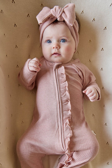 Organic Cotton Modal Melanie Onepiece - Peony Marle Childrens Onepiece from Jamie Kay USA