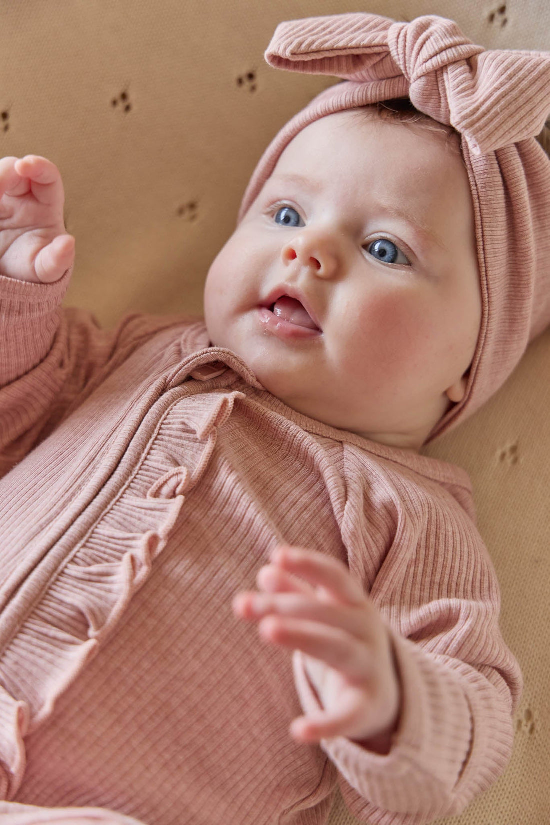 Organic Cotton Modal Melanie Onepiece - Peony Marle Childrens Onepiece from Jamie Kay USA