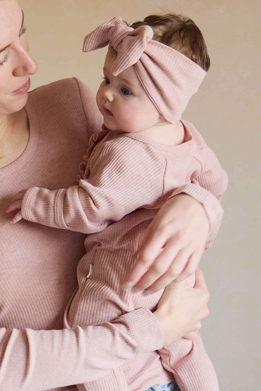 Organic Cotton Modal Melanie Onepiece - Peony Marle Childrens Onepiece from Jamie Kay USA