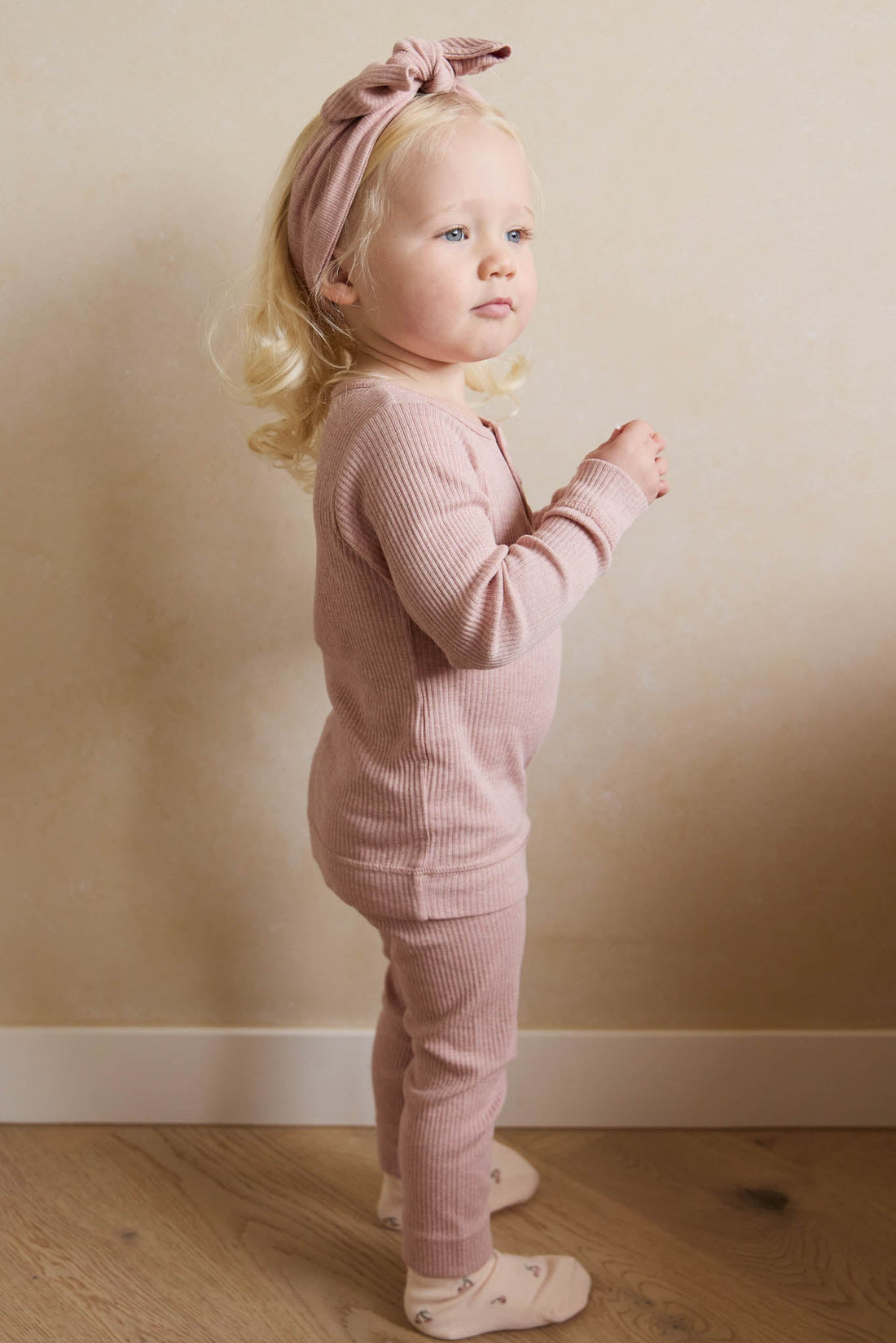 Organic Cotton Modal Everyday Legging - Peony Marle Childrens Legging from Jamie Kay USA