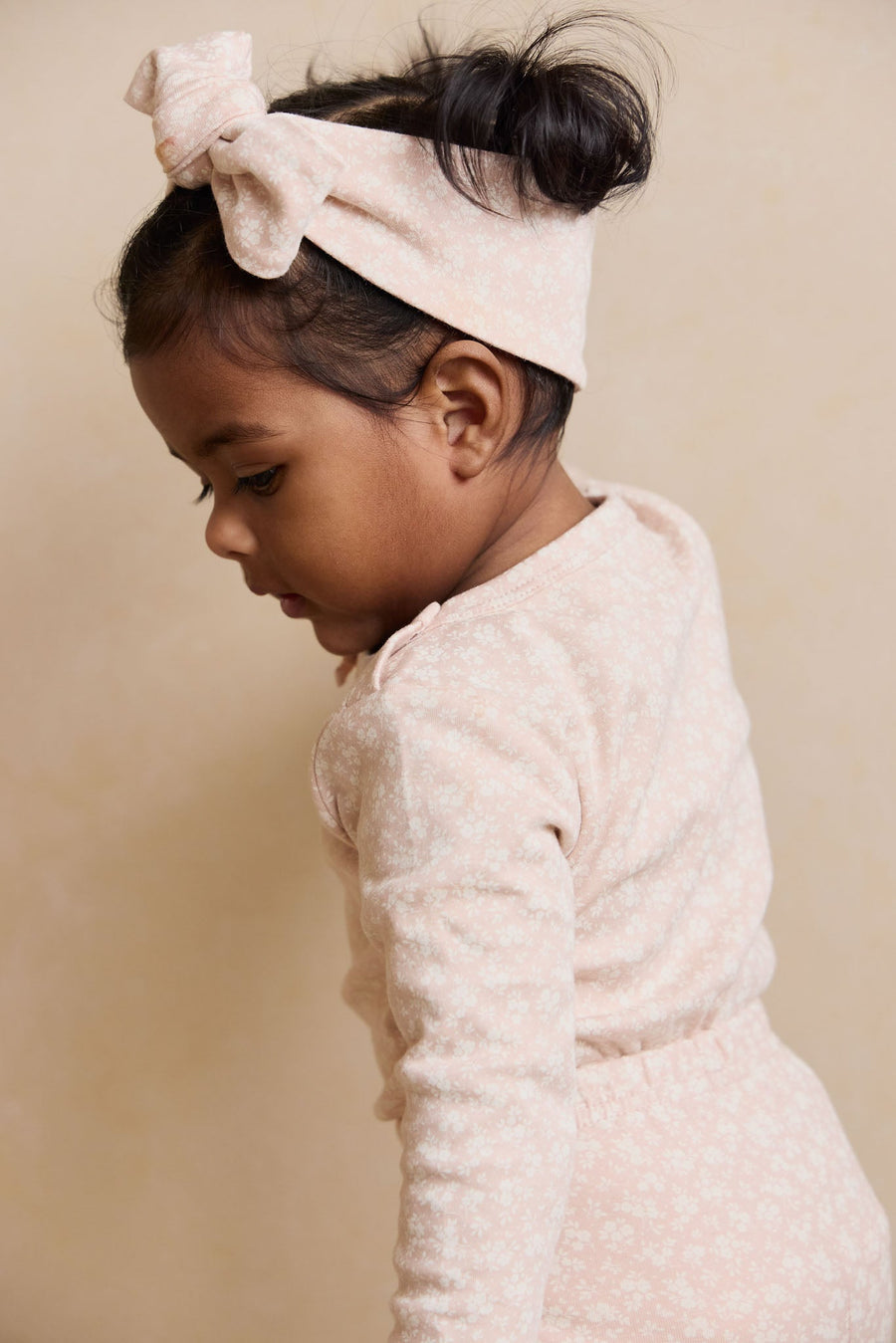 Organic Cotton Headband - Rosalie Field Rose Childrens Headband from Jamie Kay USA