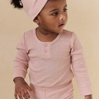 Organic Cotton Modal Lilian Headband - Peony Marle Childrens Headband from Jamie Kay USA