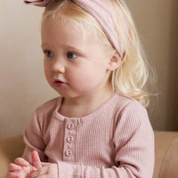 Organic Cotton Modal Lilian Headband - Peony Marle Childrens Headband from Jamie Kay USA