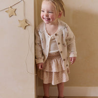 Organic Cotton Ruby Skirt - Rosalie Field Rose Childrens Dress from Jamie Kay USA