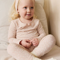 Organic Cotton Long Sleeve Top - Rosalie Field Rose Childrens Top from Jamie Kay USA